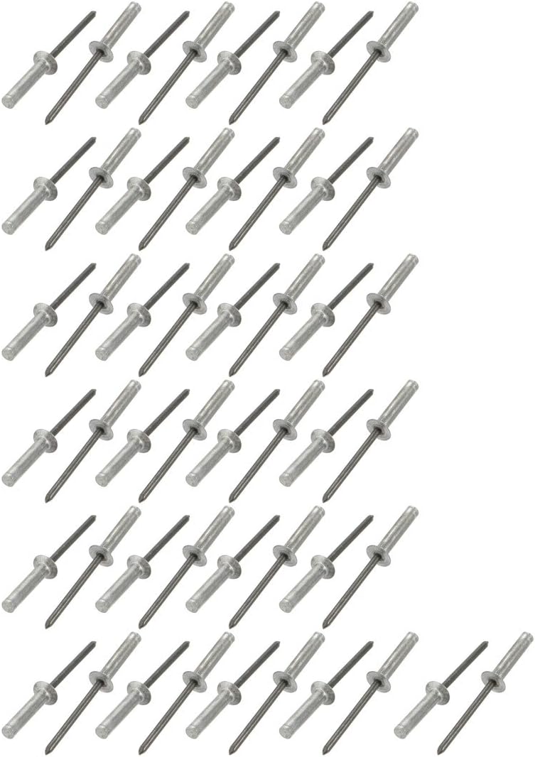 4mmx20mm Aluminum Countersunk Head Closed End Blind Rivets Fastener 50pcs