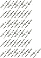 4mmx20mm Aluminum Countersunk Head Closed End Blind Rivets Fastener 50pcs