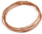 2.8 Meters Long Copper Tone Refrigeration Round Thin Pipe Tubing Coil