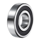 6306-2RS Deep Groove Ball Bearings, 25mm I.D x 72mm O.D x 19mm Thick C3 Double Rubber Sealed Chrome Steel (ABEC5, Black)