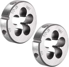 1/2-28 UNEF Round Die, Machine Thread Right Hand Threading Die, Alloy Tool Steel Screw Thread Cutting Die, 2pcs