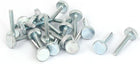 M3x20mm Thread Carbon Steel Knurled Round Head Thumb Screws 20pcs