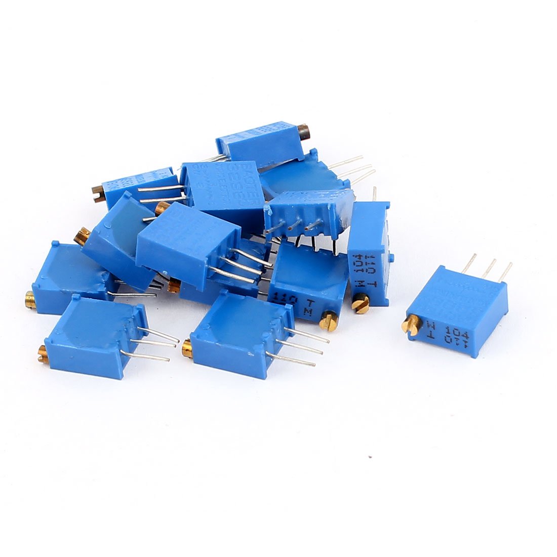 15 Pcs 3296W 100K ohm Multiturn Potentiometer Pot Variable Resistor