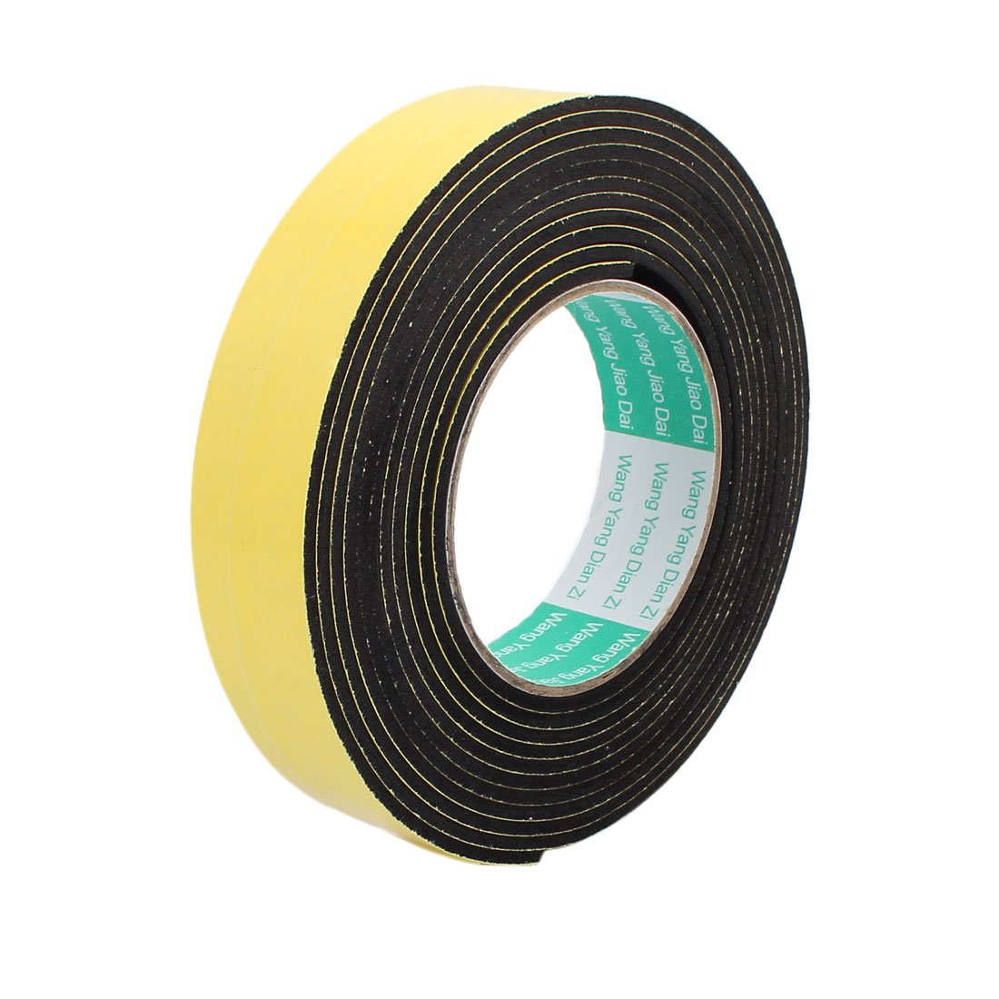 4M 30mm x 3mm Single-Side Adhesive Sound Insulation Sponge Foam Tape Yellow