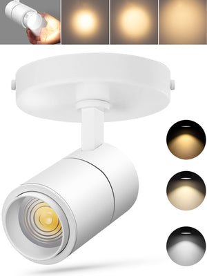 LinkMejor 3-kleuren zoombare plafondspotverlichting binnen, 20W 2000lm wit