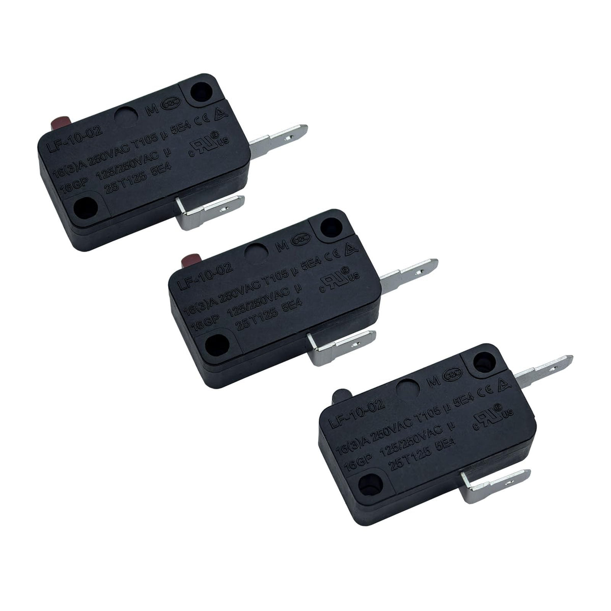LF-10-02 Micro Limit Switch 2 Pin16A 125V/250V Jalan Interlock 2NO+1NC