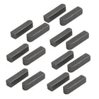 16mmx4mmx4mm Carbon Steel Key Stock Keystock Gray 14pcs