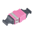 SM/MM MPO Fiber Optic Connector, Low Loss Quick Optical Adapter for OM4 MPO/MTP Red 44x17x10mm