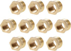 Brass Threaded Pipe Fitting G1/4 Male X G1/8 Female Hex Bushing Adapter 10pcs