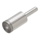 Diamond Grinding Mounted Point, 15mm 600 Fine Grits Spherical Concave Head Bead Coarse Grinding Bit for Jade Amber Stone Beeswax Glass