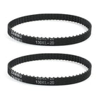 2 x 130XL 65 Teeth 10mm Width Rubber Cogged Industrial Timing Belt 13"