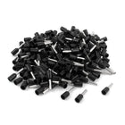 E1508 16AWG Insulated Ferrule Cord End Terminal Connector, 200 Piece, Black