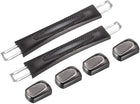 Luggage Handle, 192mm Long Strap Grip Replacement for Suitcase Case Black 2Pcs