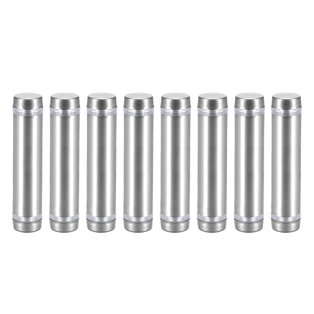 1/2 Dia x 2-1/8"(12x54mm) Double Head Standoff Screws Acrylic Glass Nails 8pcs