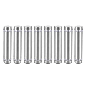 1/2 Dia x 2-1/8"(12x54mm) Viti a Testa Dupla Standoff in Acrilico Viti per Vetro 8pz