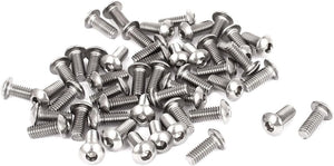 M4x10mm Stainless Steel Hex Socket Button Head Screws Bolts 50 Pcs