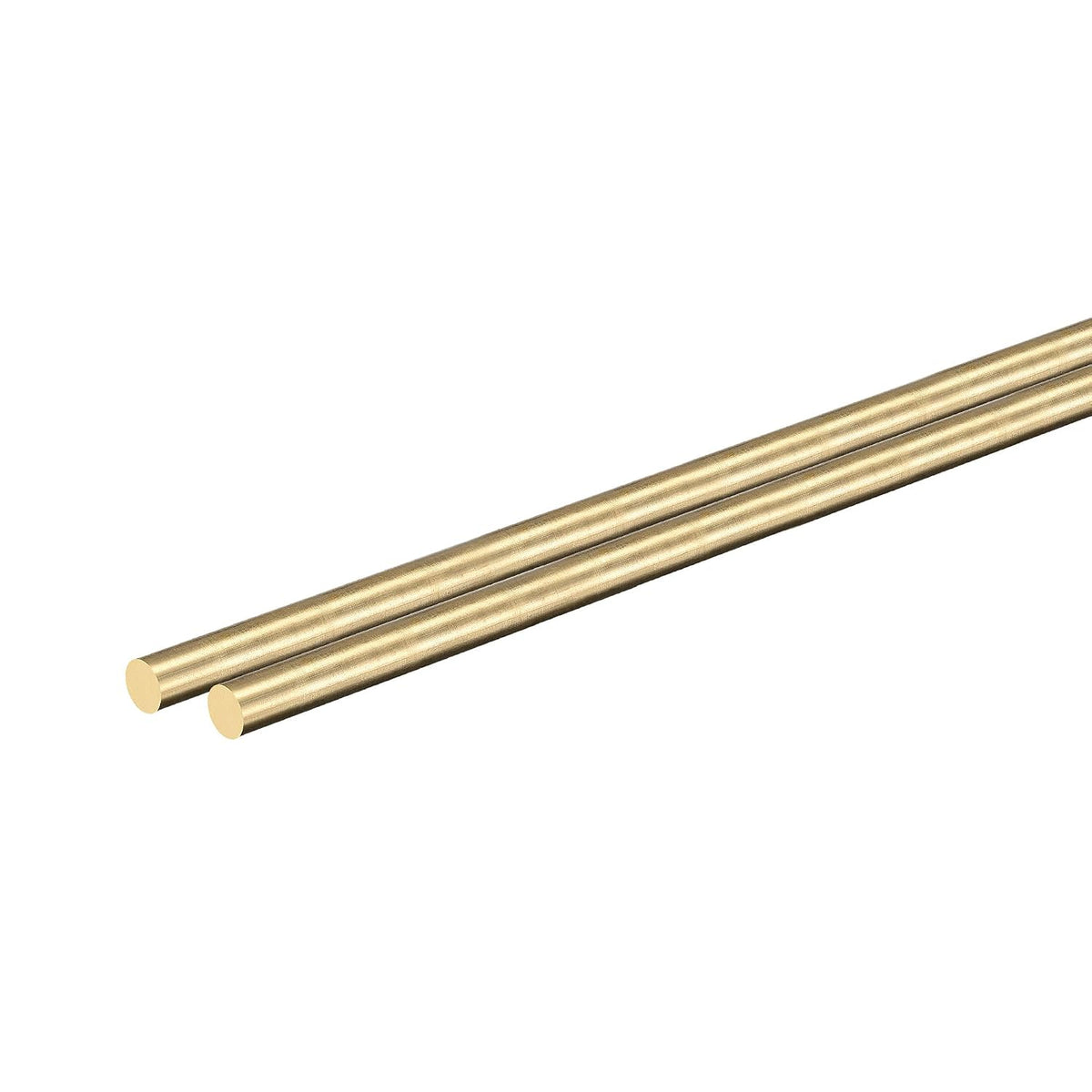 Brass Rod,2mm,2/32inch Diameter 300mm Length Brass Solid Round Rod Lathe Bar Stock for RC Model Airplane Helicopter DIY Craft 2pcs