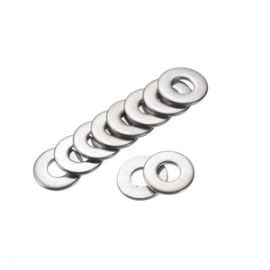 #6 304 Acciaio Inox Piatta per Viti a Bolta 150Pz