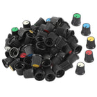 75Pcs Volume Control Rotary Knobs for 6 mm Knurled Shaft Potentiometer