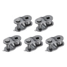 5Pcs #420 Chain Offset Half Link Roller, 1/2" Pitch Carbon Steel, Standard Chain End Connector Split Links