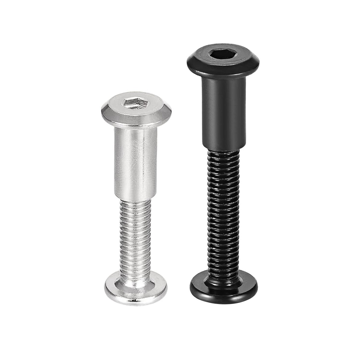 Screw Post Male M6x20mm M6x40mm Binding Bolts 2 Colors, Total 20 Sets