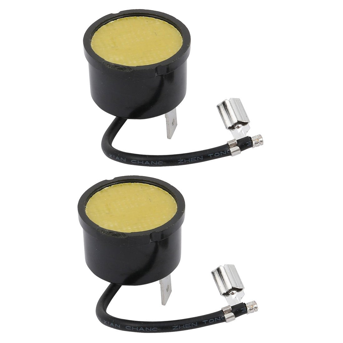 2 Pcs Round Shell Overload Thermal Protector Relay Starter for 1/6 HP Fridge AC220V