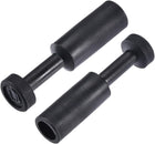 Push to Connect Fittings, Cap Style Pneumatic Blanking Plugs, Fit for 10mm Inner Dia. Air Hose Tube Pipe, Plastic, Black, Pack of 15