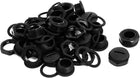 PG11 Nylon Male Threaded Cable Gland Screw End Cap Cover Black 20pcs