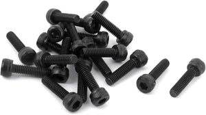 M2.5x10mm 12.9 Alloy Steel Hex Socket Head Cap Screw Bolt Black 20pcs