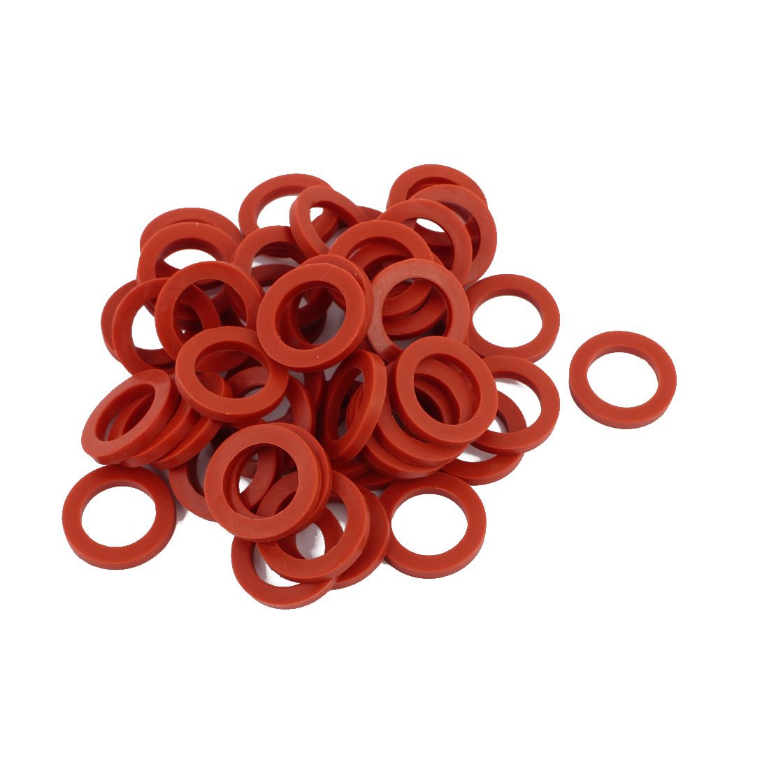 50pcs 24mm x 16mm x 3mm O-Ring Hose Gasket Silicone Washer for Water Heater