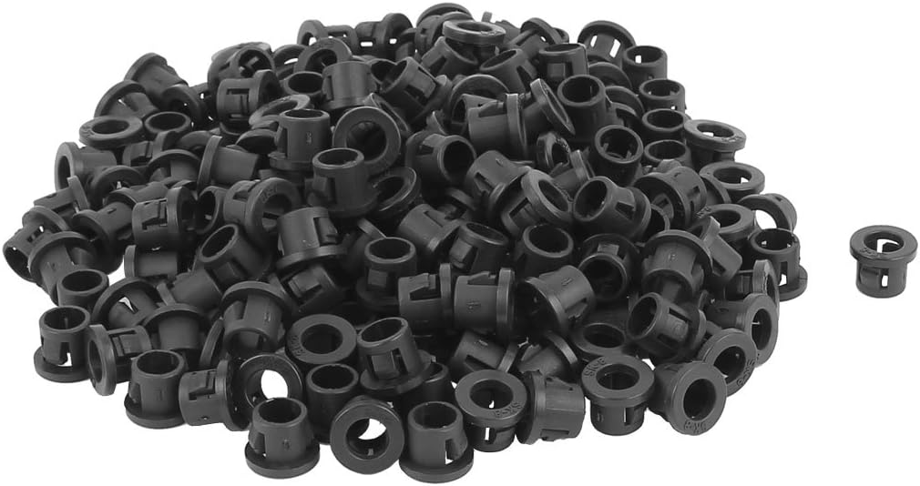 200pcs 8mm Mounted Dia Snap in Cable Hose Bushing Grommet Protector
