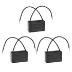 Ceiling Fan Capacitor CBB61 4uF 350V AC 2 Wires Metallized Polypropylene Film Capacitor 47x29x18mm for Electric Fan Pump Motor Generator 3Pcs