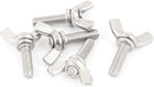 M5x16mm 304 Stainless Steel Wing Bolt Butterfly Screws Fasteners 5pcs
