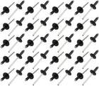 40 Pcs 4.8mm x 14mm Aluminum Open End Large Flange Blind Rivets