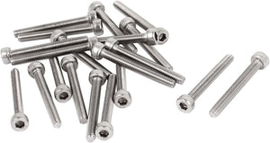 M3x25mm 0.5mm Pitch Bolts Socket Cap Head Hex Key Screws 20pcs