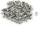 100pcs M1.2 x 3mm Stainless Steel Phillips Flat Head Self-Taping Screws