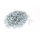 M3x11mm Thread Zinc Plated Eye Bolt Eyelet Hook Screw Blue 100pcs