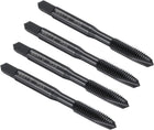 Spiral Point Plug Threading Tap M6 x 1.0 Thread, Ground Threads H2, High Speed Steel 6542, Nitriding, Metric Screw Taps Tapping Bit for Thread Repair, 4pcs