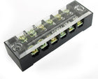 600V 15A 6P 2 Rows 12 Screw Terminal Barrier Strip Block Cable Board