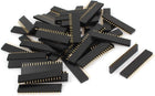 50PCS 2.54mm Spacing Female 16 Pins PCB Header Connector Single Row