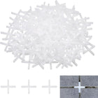 400Pcs Tile Spacers, 2.5mm 3/32" Cross Shape Wall Floor Tile Spacer Tiling Tools for Ceramic Tile Installation (PE Plastic, White)