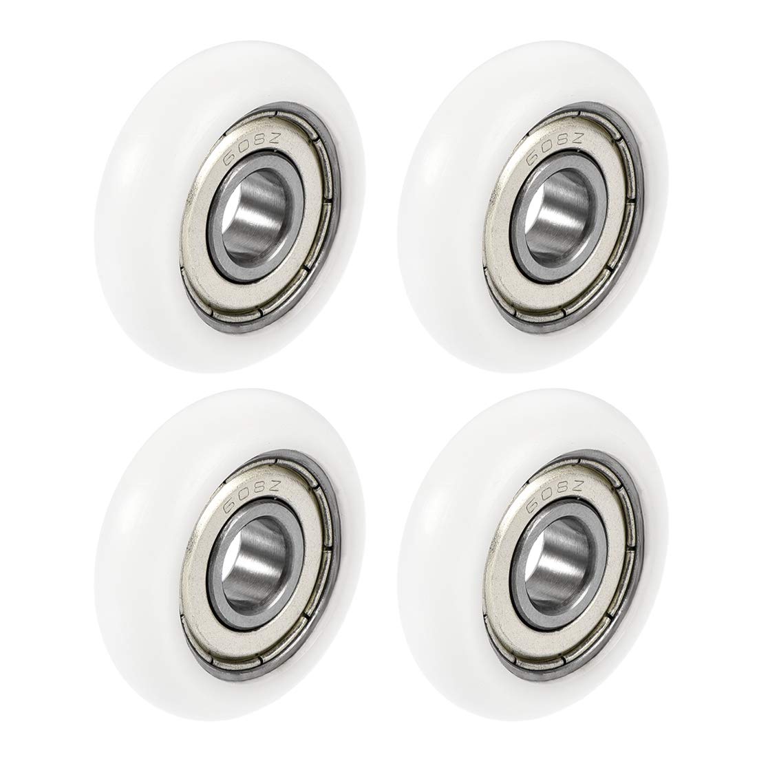 Ball Bearing Guide Pulley Roller Round Wheel 8x30x8.5mm Double Metal Shielded (GCr15) Chrome Steel Bearings 4pcs