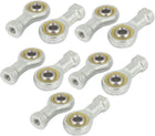 M6x1mm Female Threaded Metal Rod End Joint Bearing SI6T/K 10 Pcs