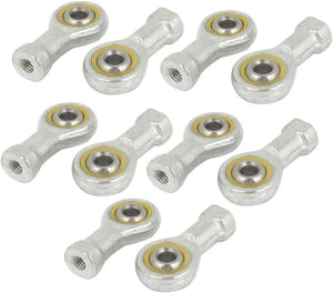 M6x1mm Female Threaded Metal Rod End Joint Bearing SI6T/K 10 Pcs