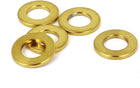 5 Pcs M6 Gold Tone Titanium Ti Metric Plain Flat Washer for Bolt Screw