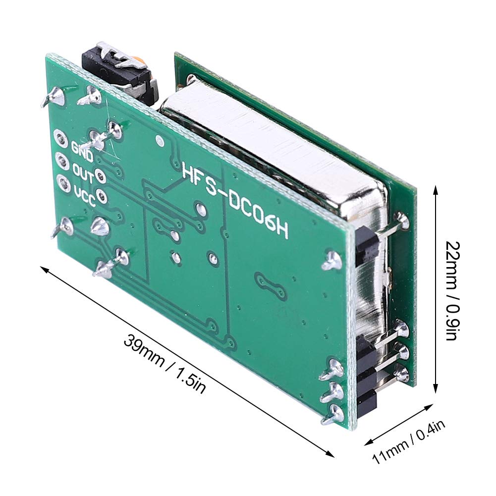 LinkMejor Microwave Sensor Switch Module 5.8GHz DC5V for Motion Detection and Automatic Lighting