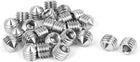 M8x8mm Stainless Steel Cone Point Hex Socket Grub Screws 25pcs