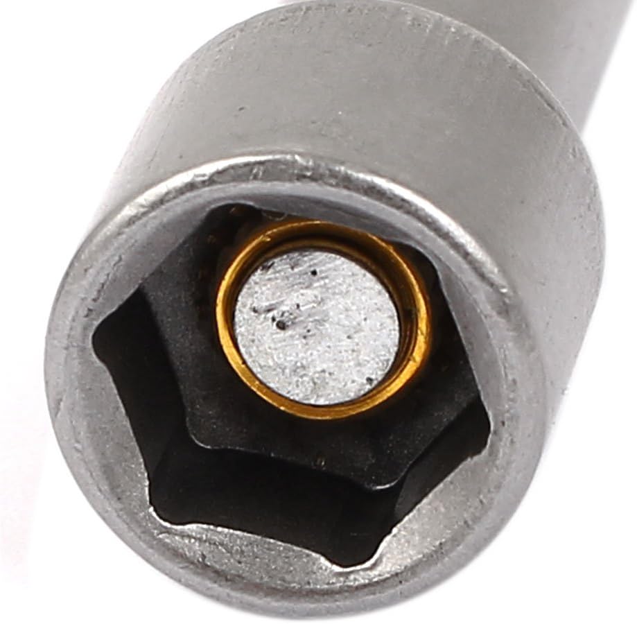 10mm x 100mm Bit Sumbu Hex Magnetik Pengatur Nut Driver 10 Pcs