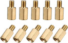 M3x7mm+4mm Male-Female Brass Hex PCB Motherboard Spacer Standoff for FPV Drone Quadcopter, Computer & Circuit Board 10pcs