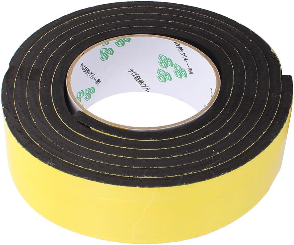 40mm Largura 6mm Espessura EVA fita de espuma de um lado 2 M comprimento para porta janela